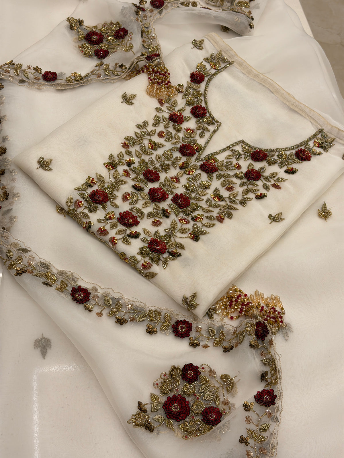 Gul-e-Shaam Luxury Handwork Ensemble