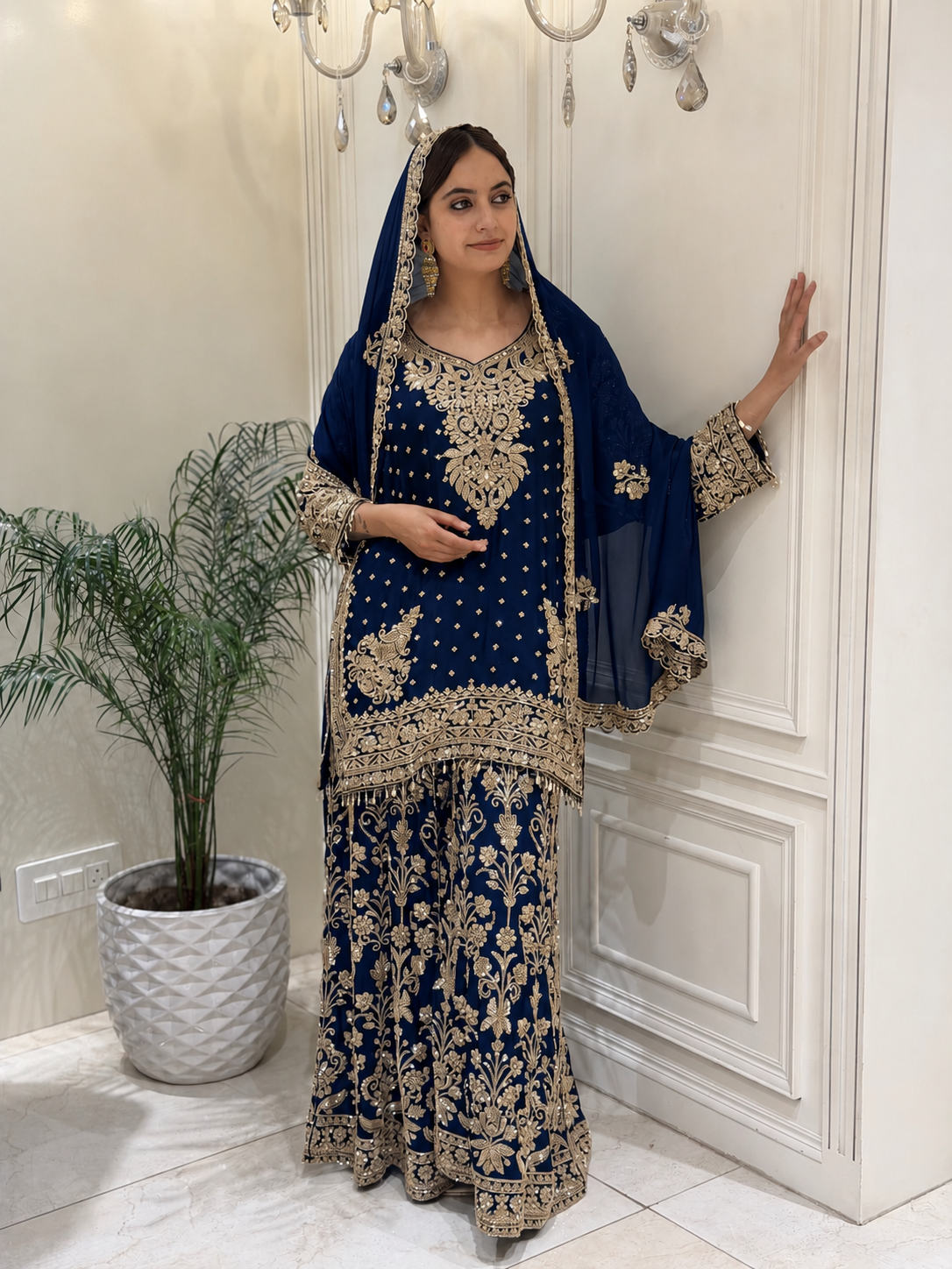 Noor-e-Zarqash Sharara Set