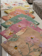 Spring Blossom Organza Formal Suit