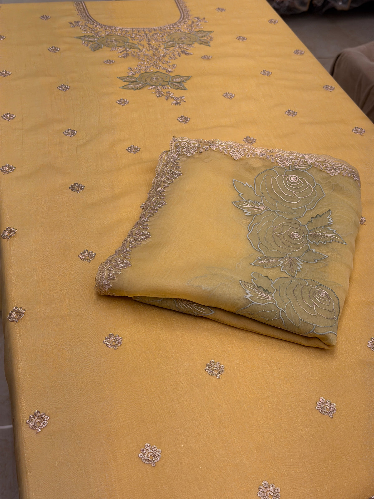 Noor-e-Gulnaar Organza Luxury Formals