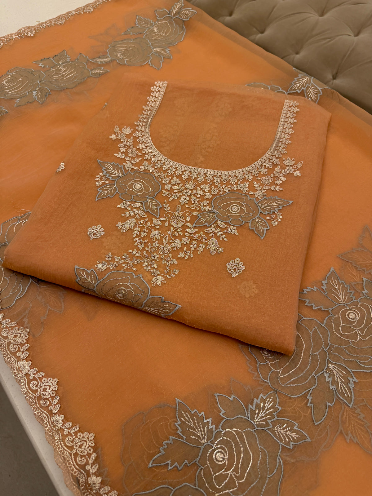 Noor-e-Gulnaar Organza Luxury Formals