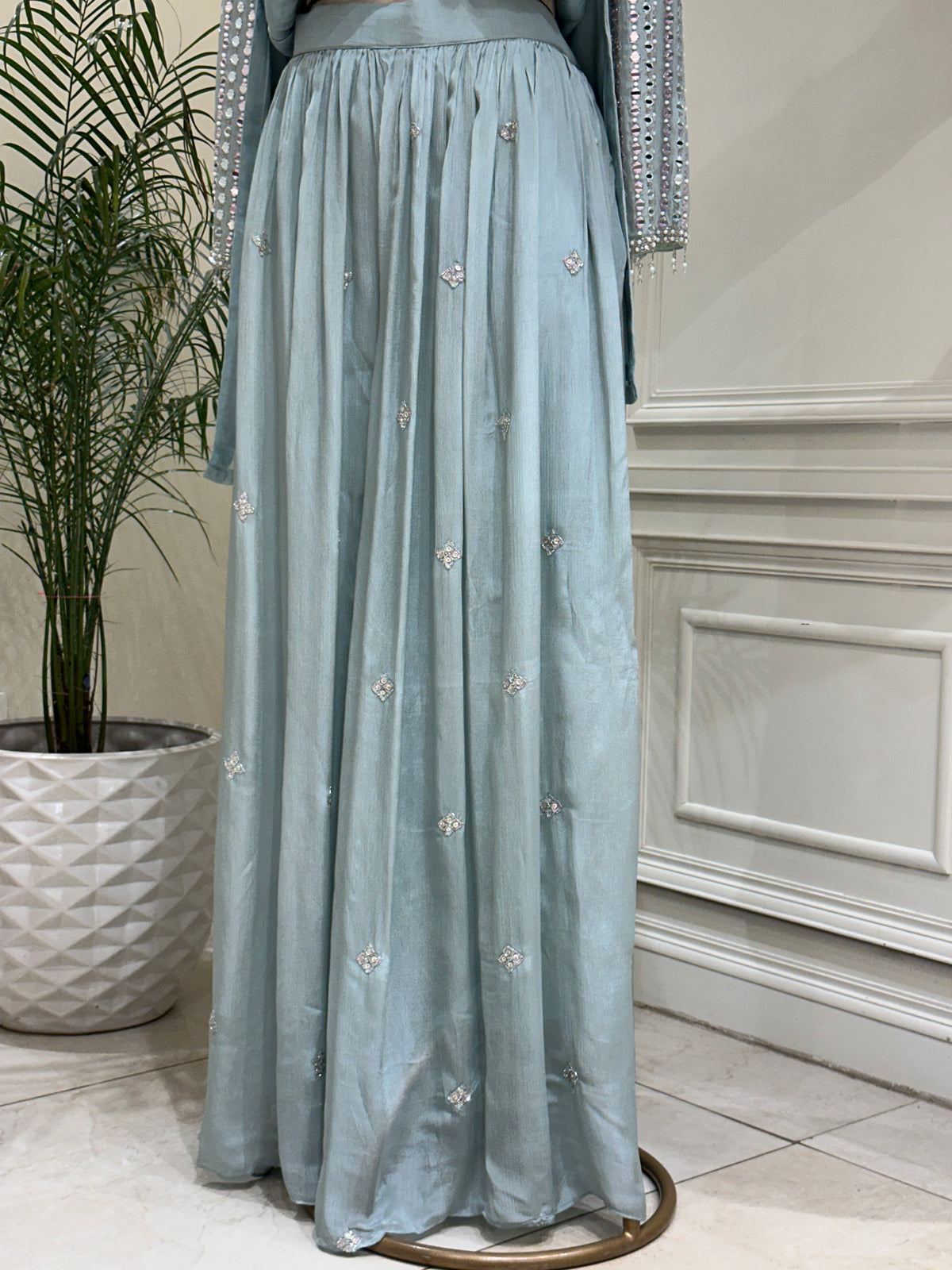 Noor-e-Maheen Chinon Sharara Set