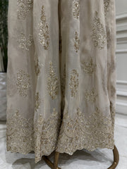 Noor-e-Zarina Tissue Silk Sharara Set ✨