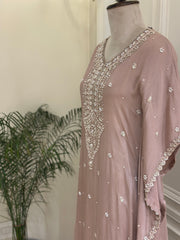 Noor-e-Afreen Chinon Kaftan Set ✨