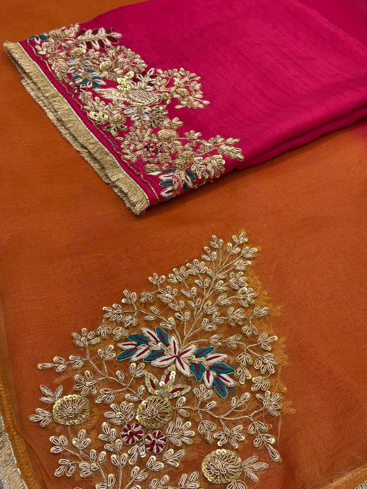 Noor-e-Gulnaar Ombre Suit Set
