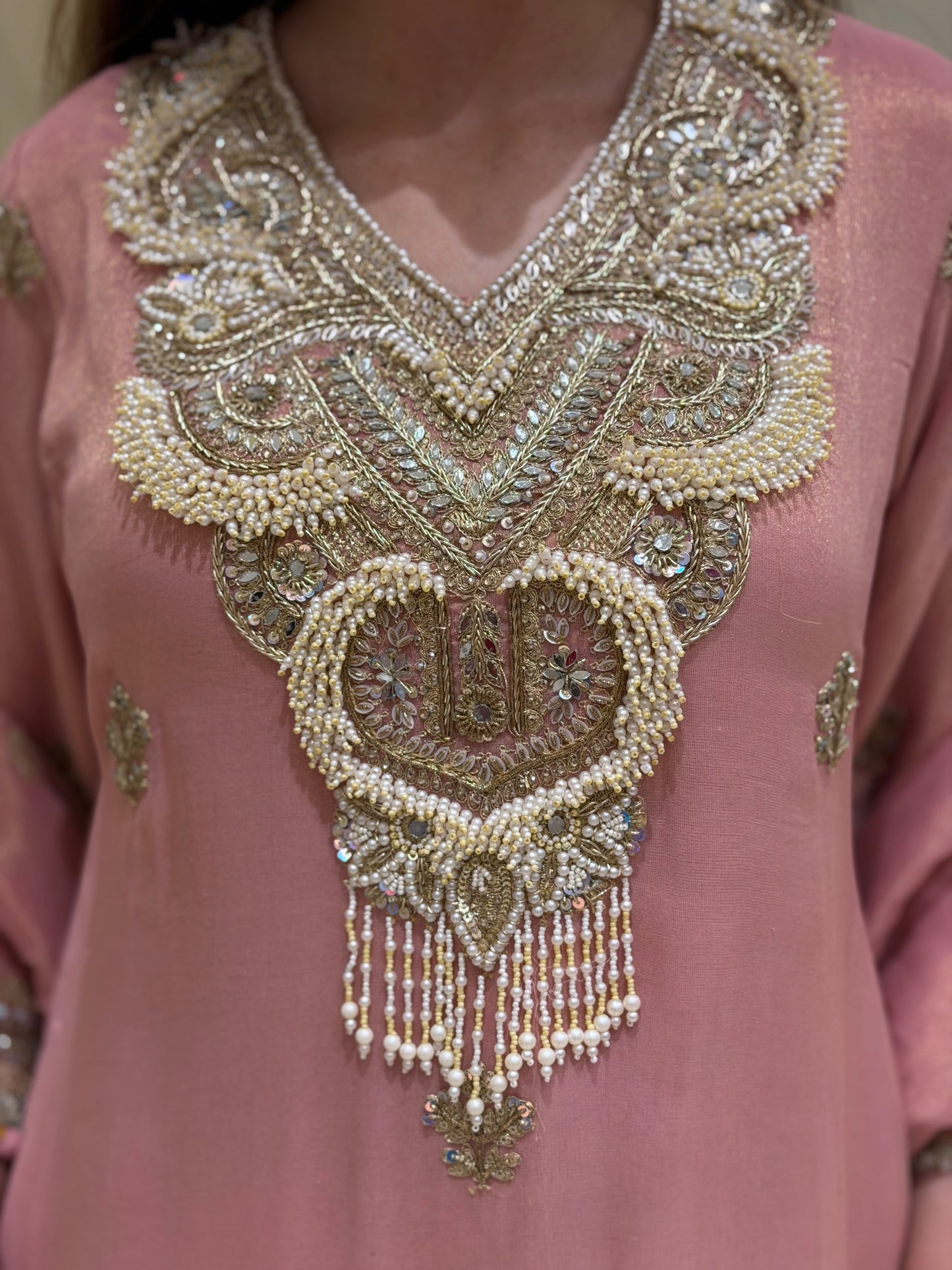 Noor-e-Raahat Tissue Silk Sharara Set