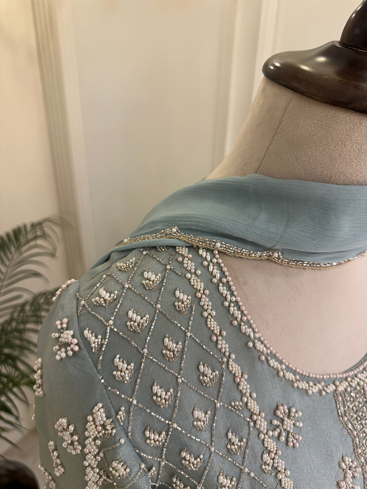 Noor-e-Lavanya Chinon Gharara Set