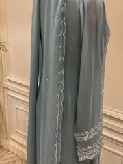 Noor-e-Firoza Chinon Zardozi Gharara Set