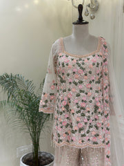 Noor-e-Gulrukh Net Sharara Set