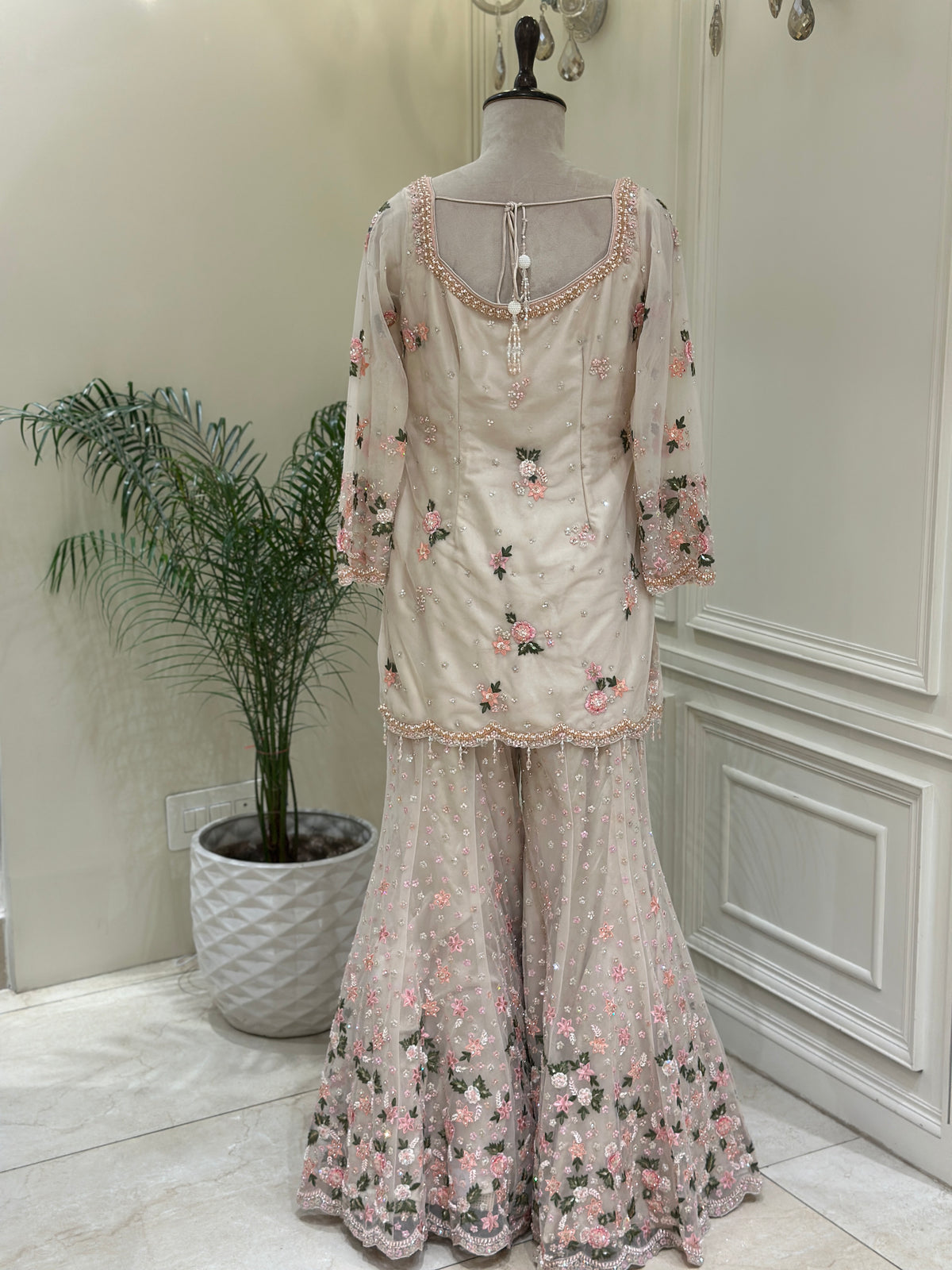 Noor-e-Gulrukh Net Sharara Set
