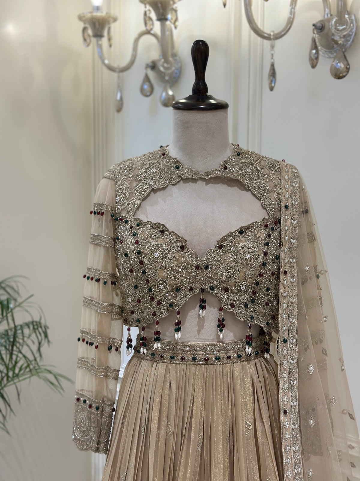 Noor-e-Zumurrud Luxury Bridal Lehenga Set
