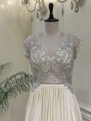 Noor-e-Elara Indo-Western Chinon Gown