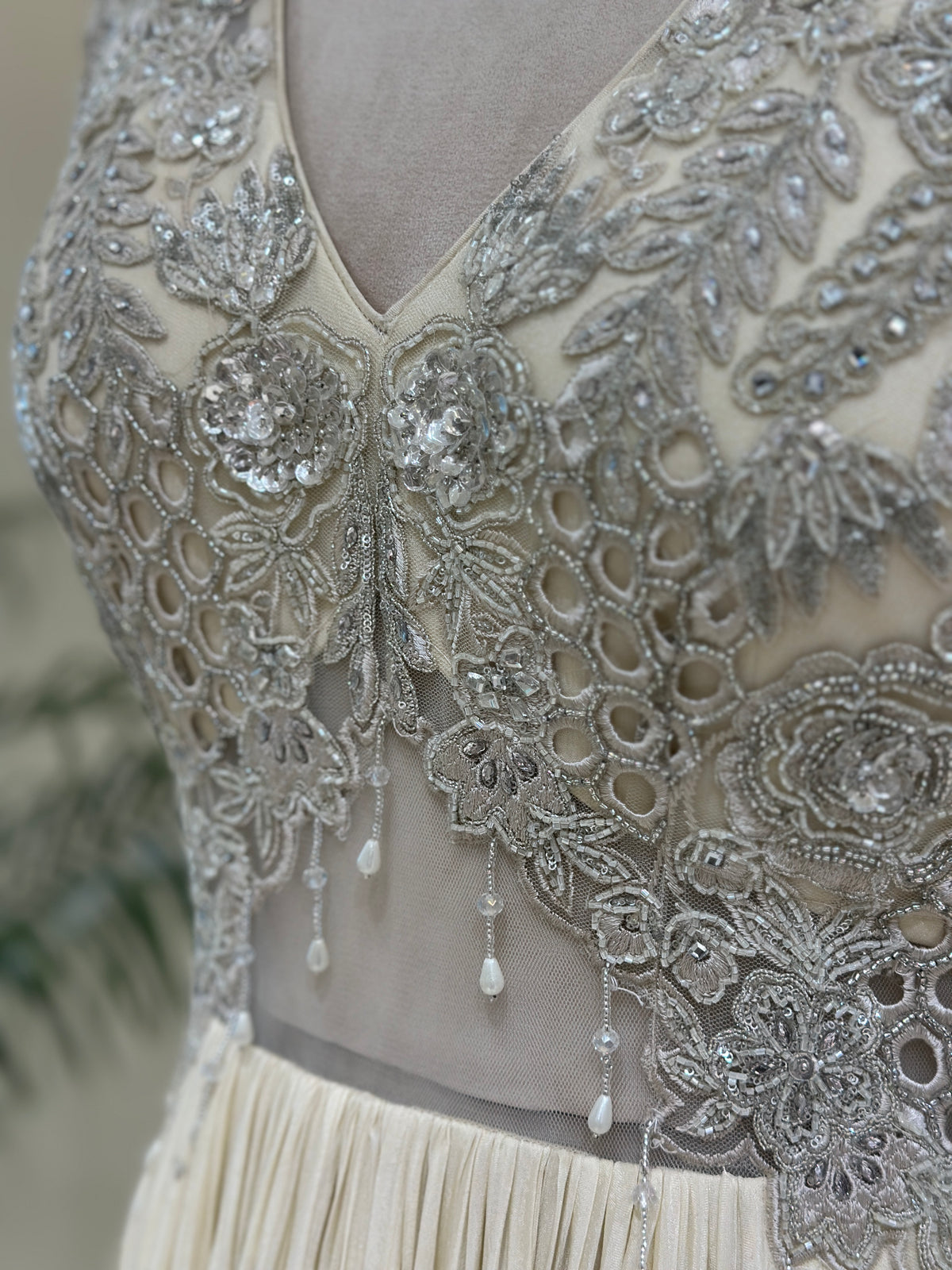 Noor-e-Elara Indo-Western Chinon Gown