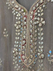 Handcrafted Tissue Anarkali Set