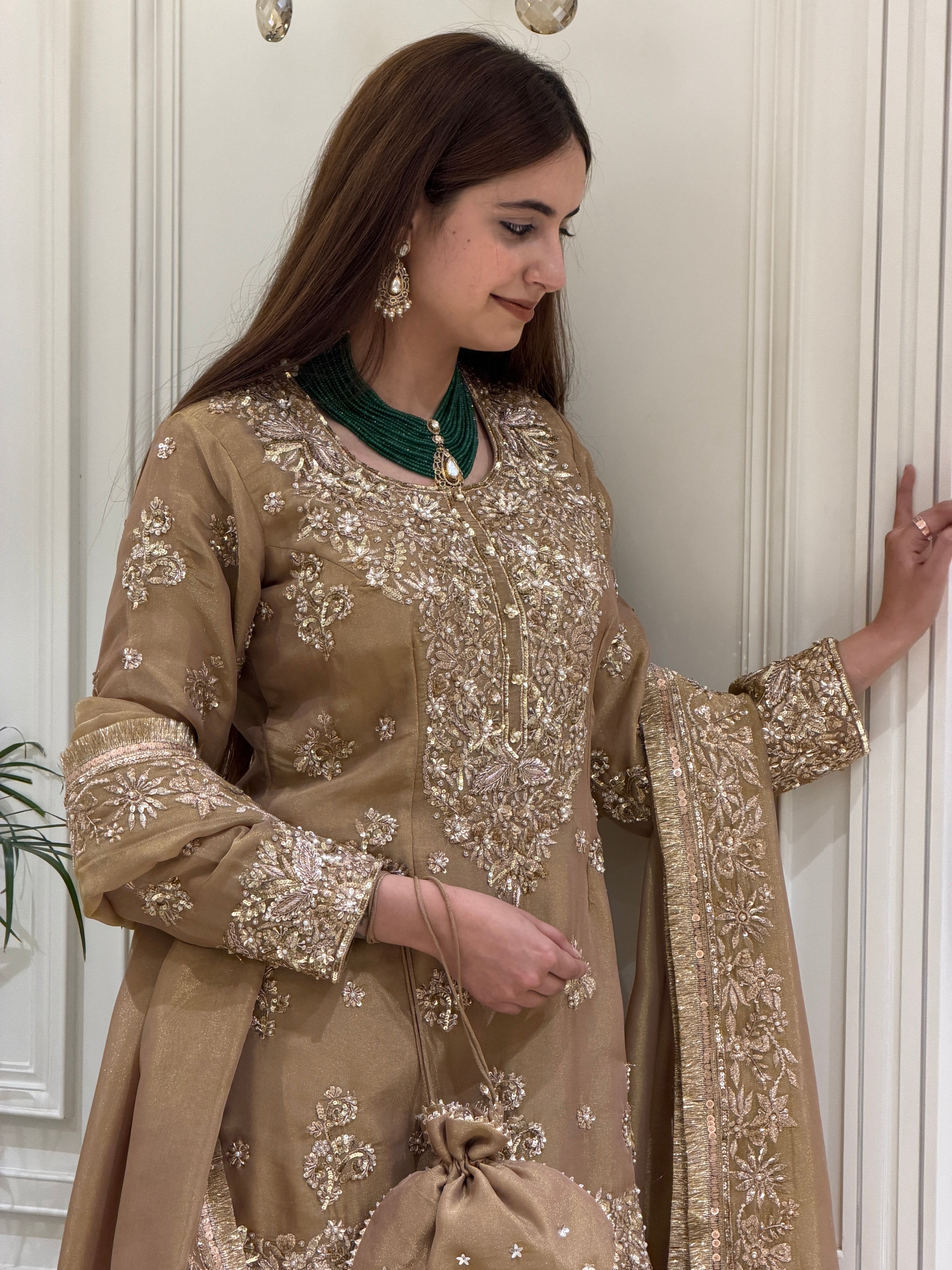 Dabka Zardozi Sharara Set