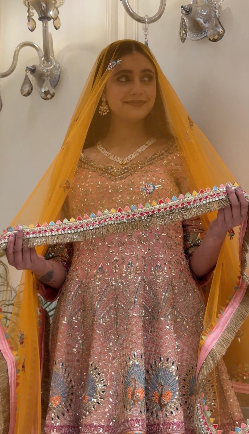 Royal Zari & Mirrorwork Sharara