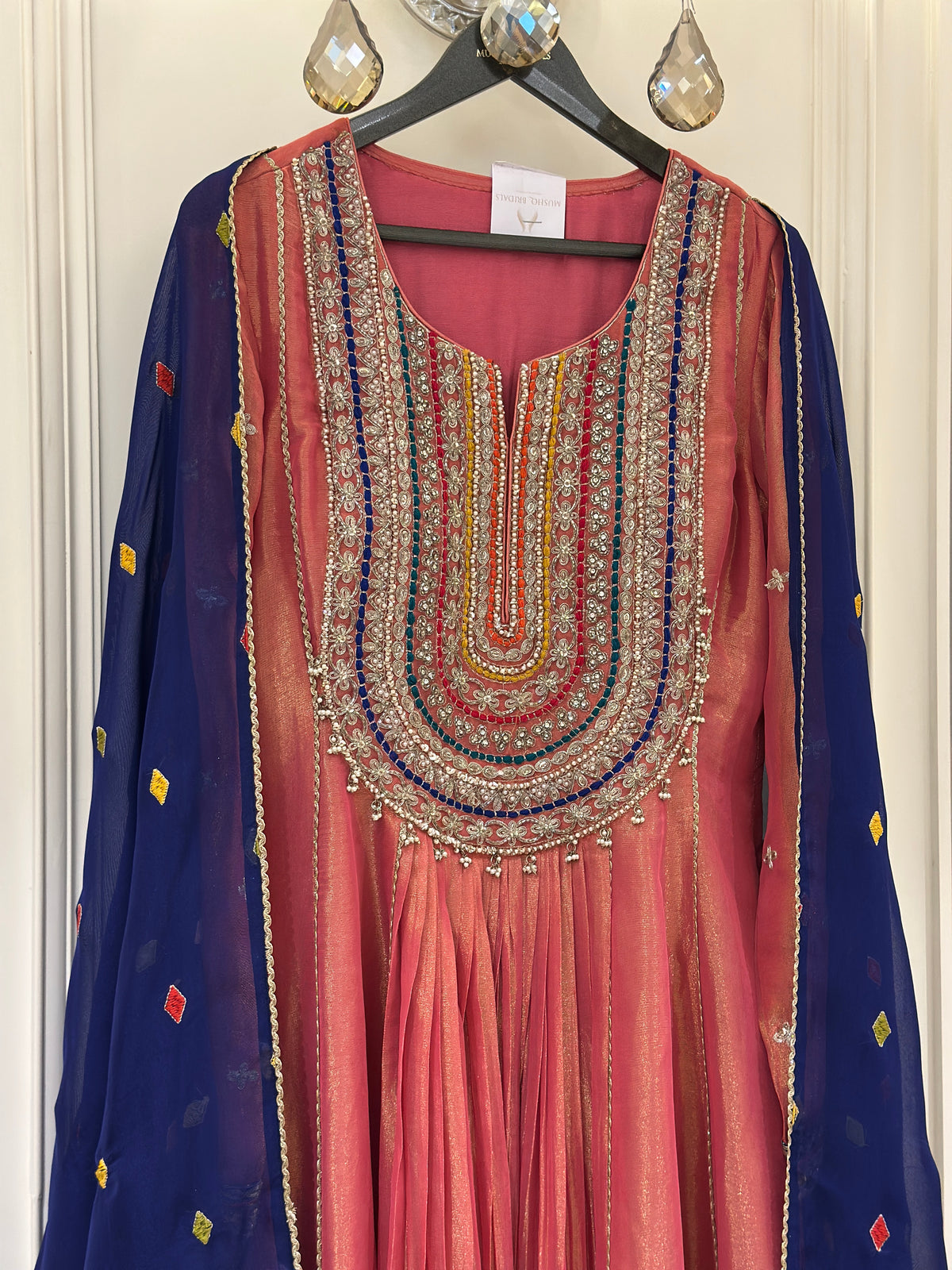 Noor-e-Tissue Embellished Suit Set