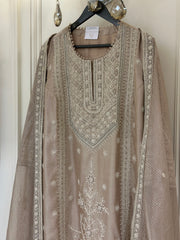 Pure Silk Hand-Embellished Suit Set