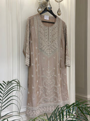 Pure Silk Hand-Embellished Suit Set