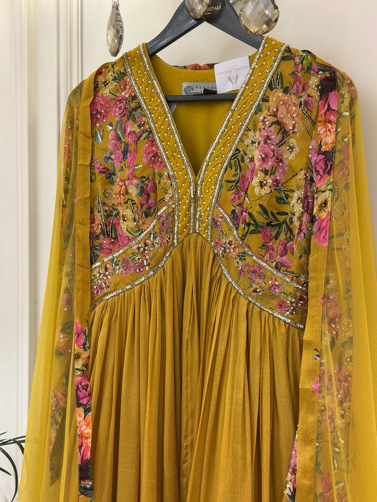 Mehr-e-Noor Embellished Chinon Gown