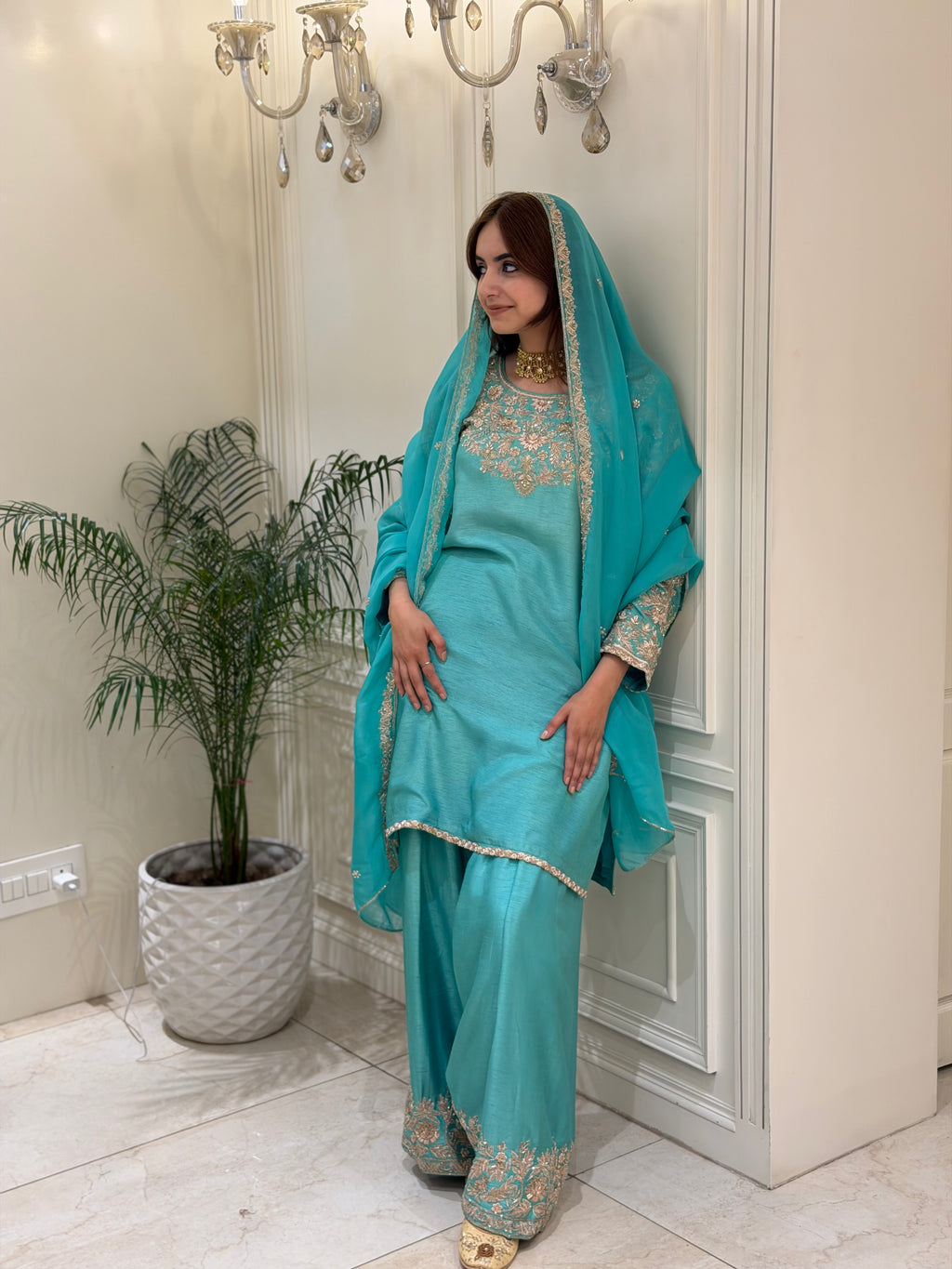 Aqua Noor Farshi Set