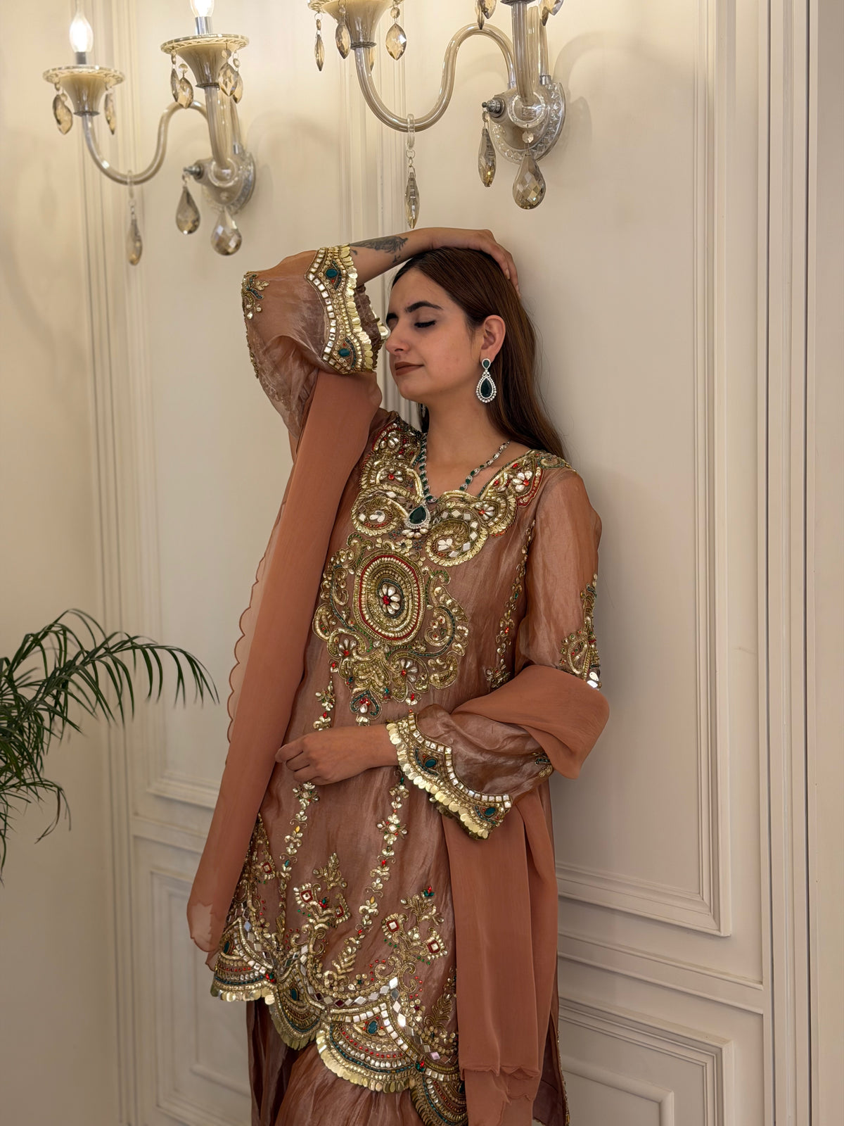 Pure Tissue Heritage Shalwar Set