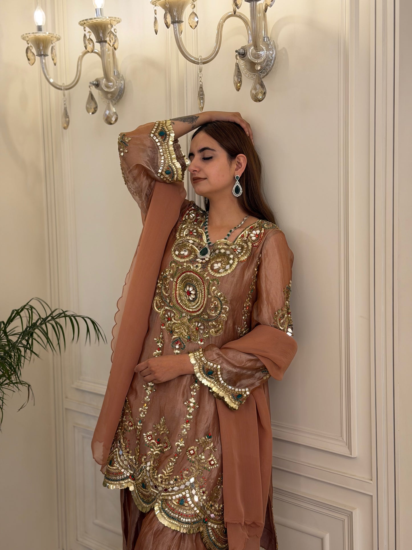 Pure Tissue Heritage Shalwar Set