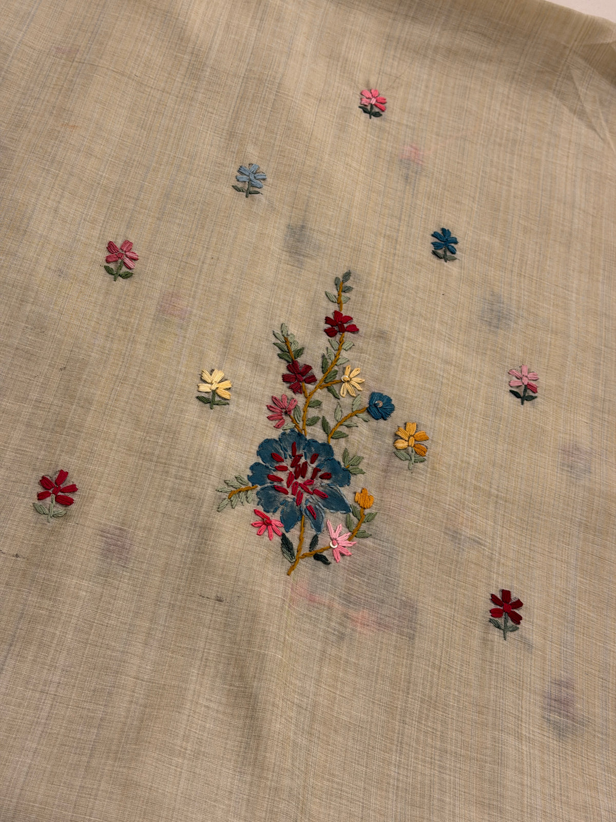 Gulnaar Jamdani – Multicolour Kantha Suit 🌸