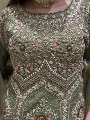 Gulzar Grace – Luxury Georgette Sharara Set