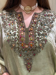 Noor-e-Zamrud Tissue Suit