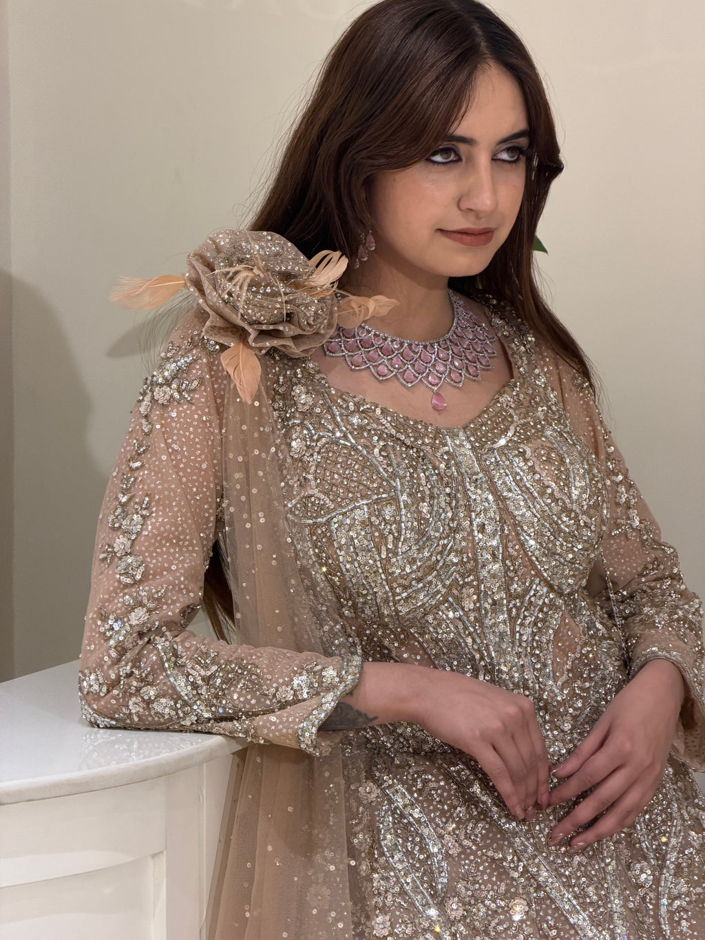 Pearl Dust Luxury Gown