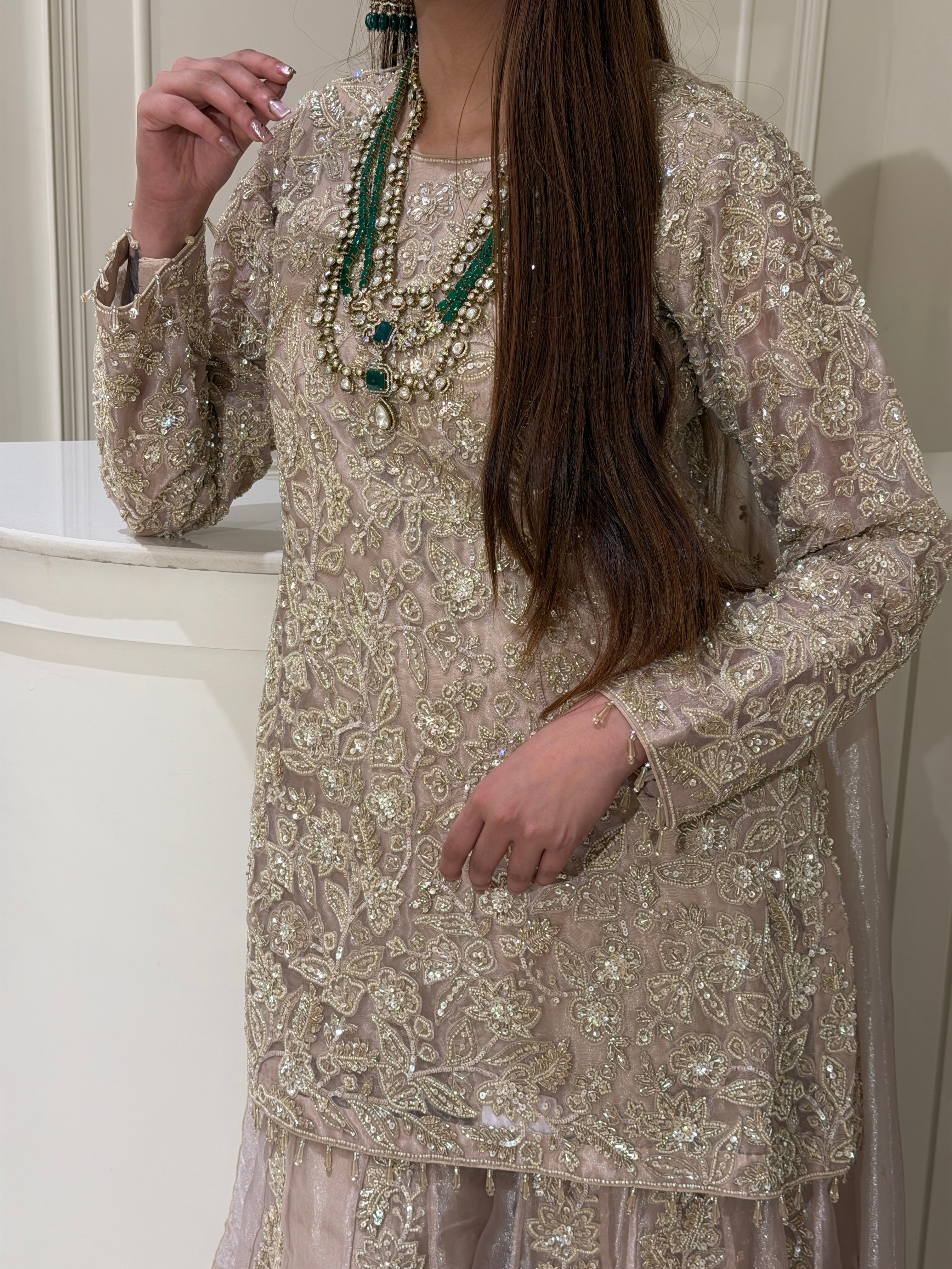Royal Heavy Embellished Sharara Set