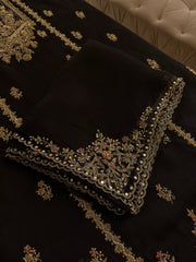 Noor Jahan – Design 01 | Luxury Pure Organza Handcrafted Suit