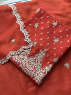 Designer Suit with Heavy Zardozi Embroidered Statement