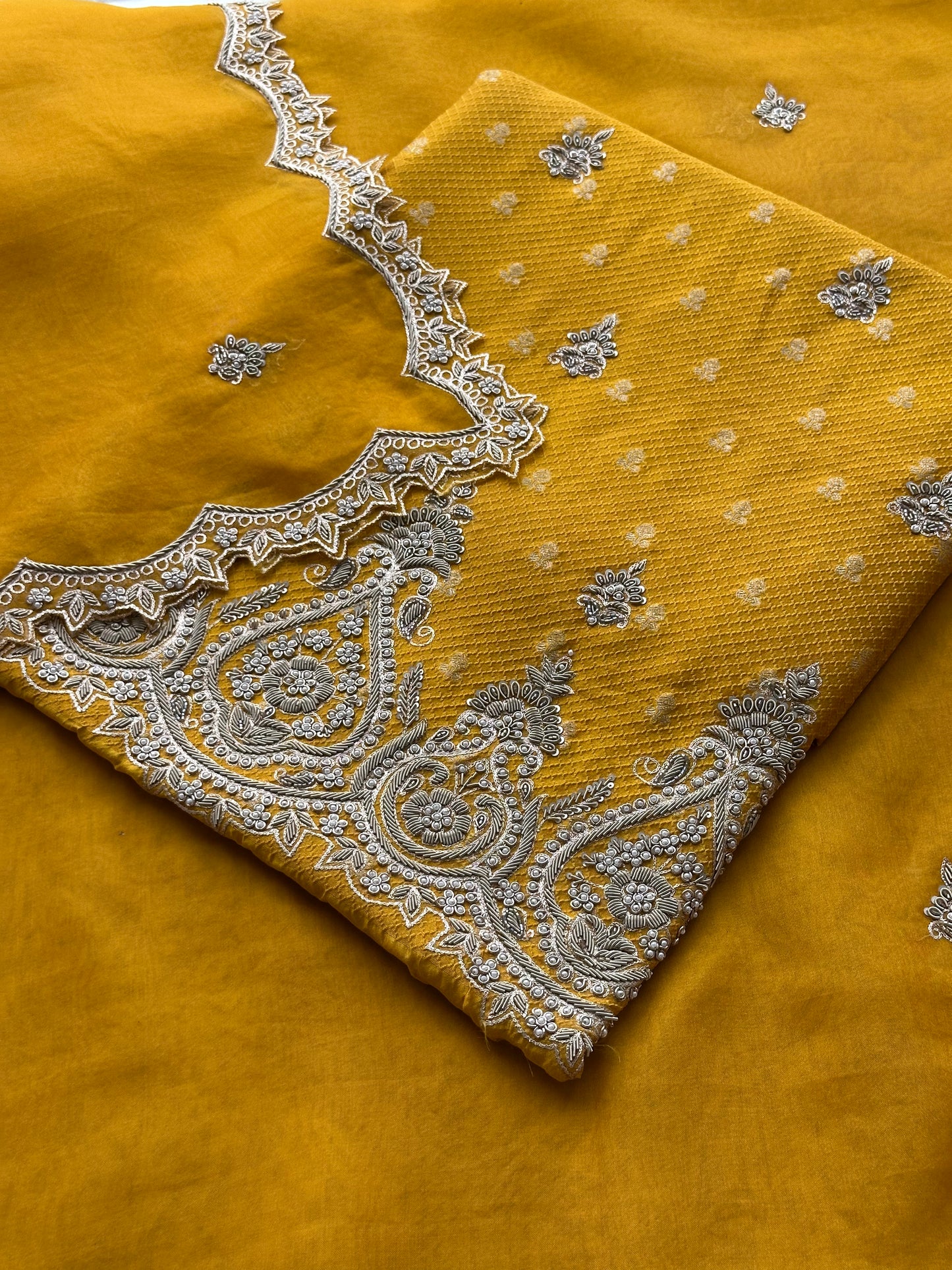 Designer Suit with Heavy Zardozi Embroidered Statement