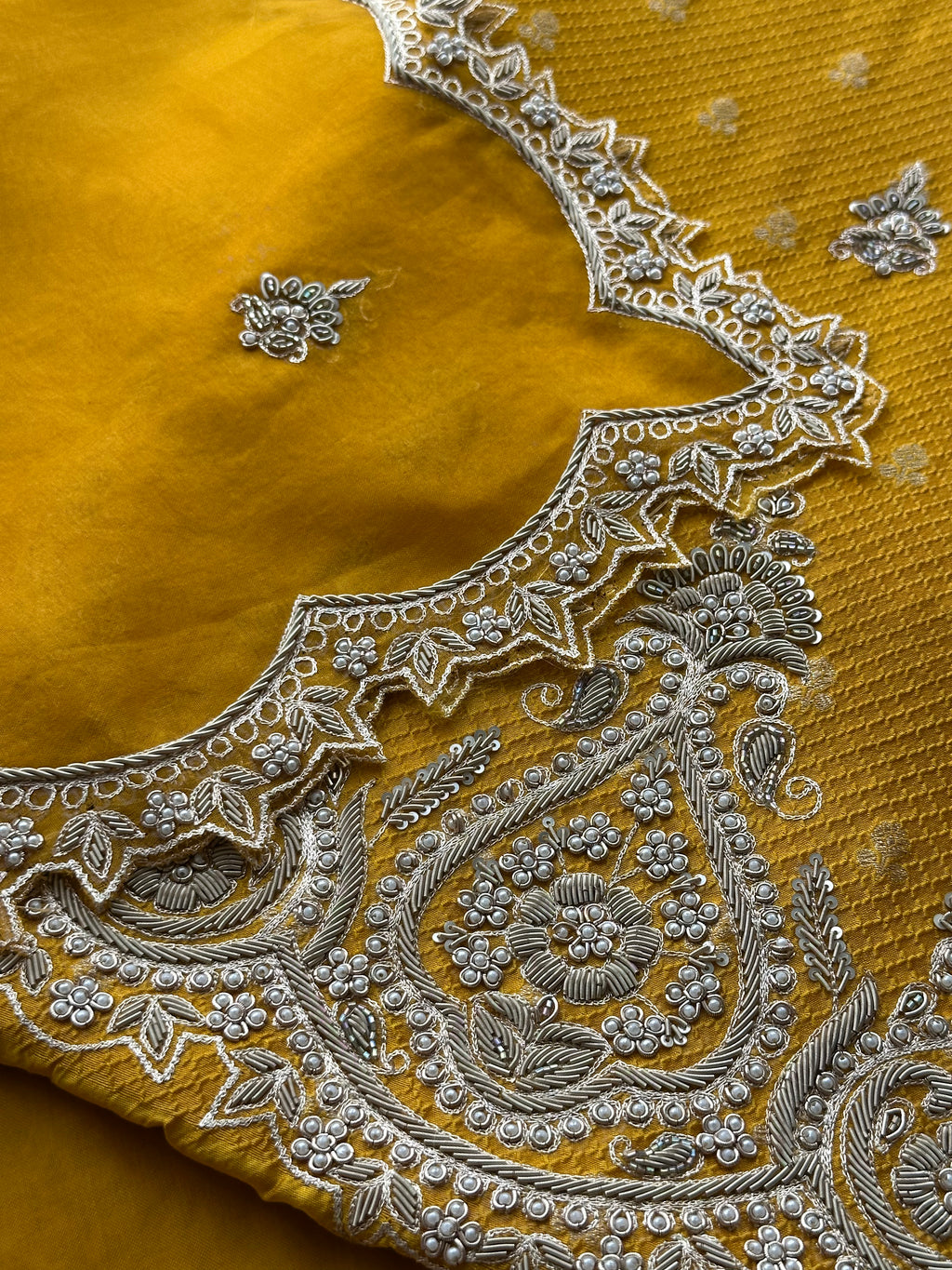 Designer Suit with Heavy Zardozi Embroidered Statement