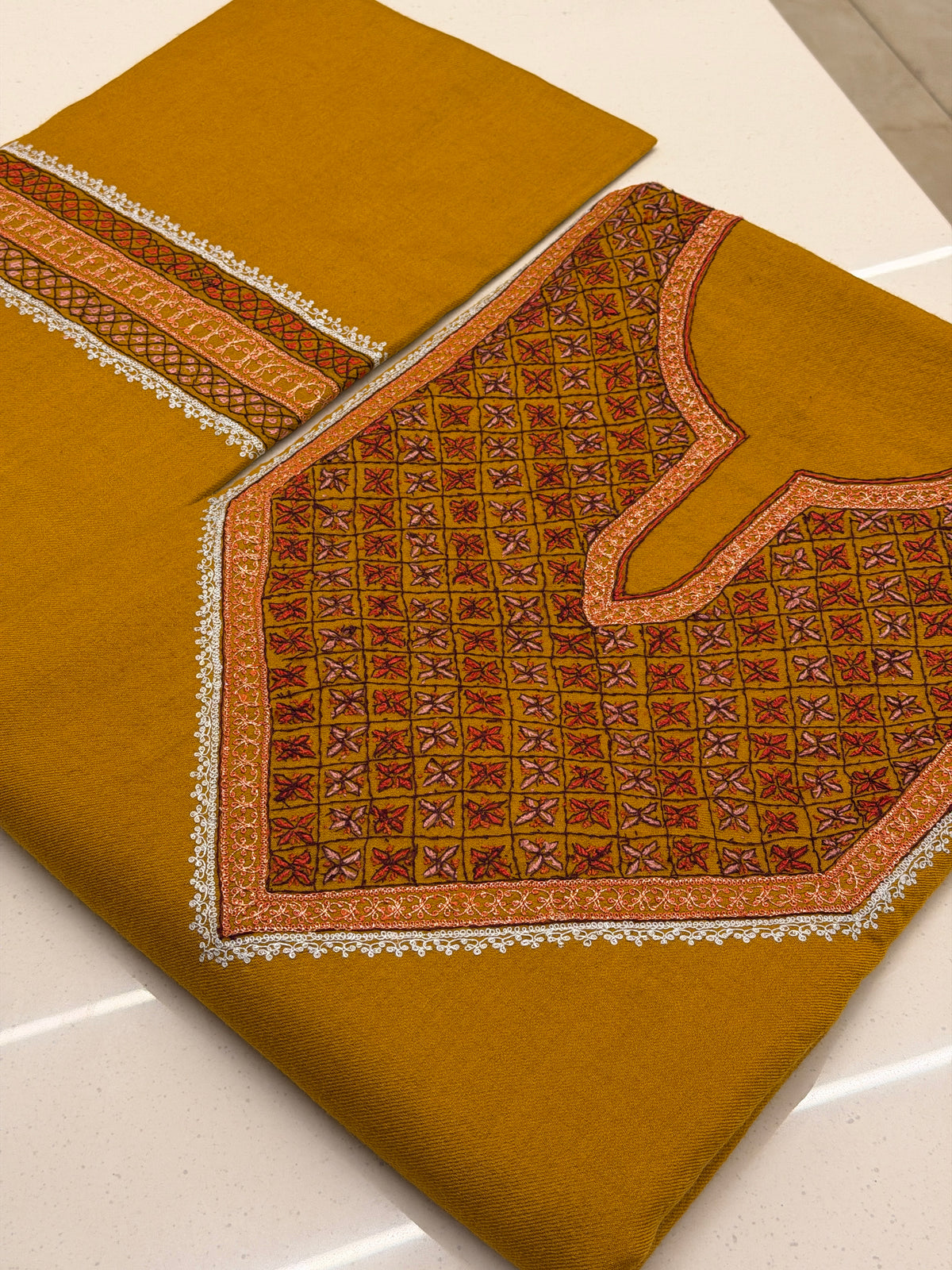 Pure Wool Tilla Sozni Unstitched