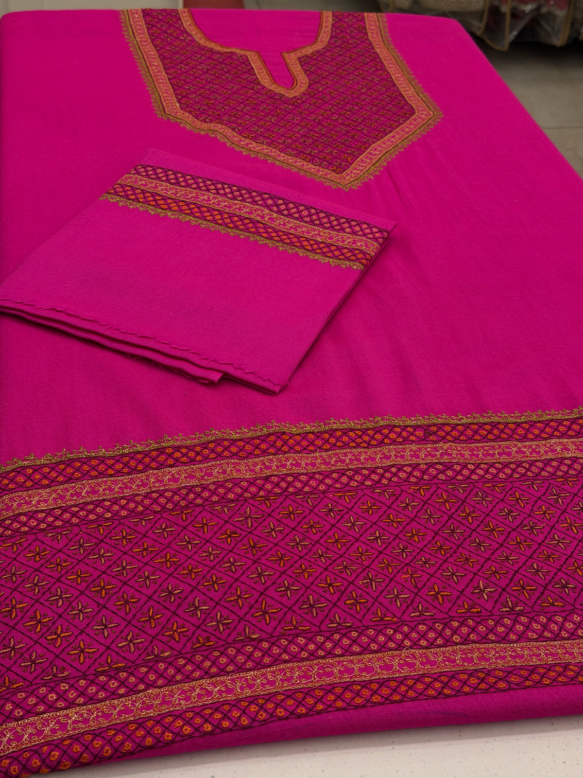 Pure Wool Tilla Sozni Unstitched