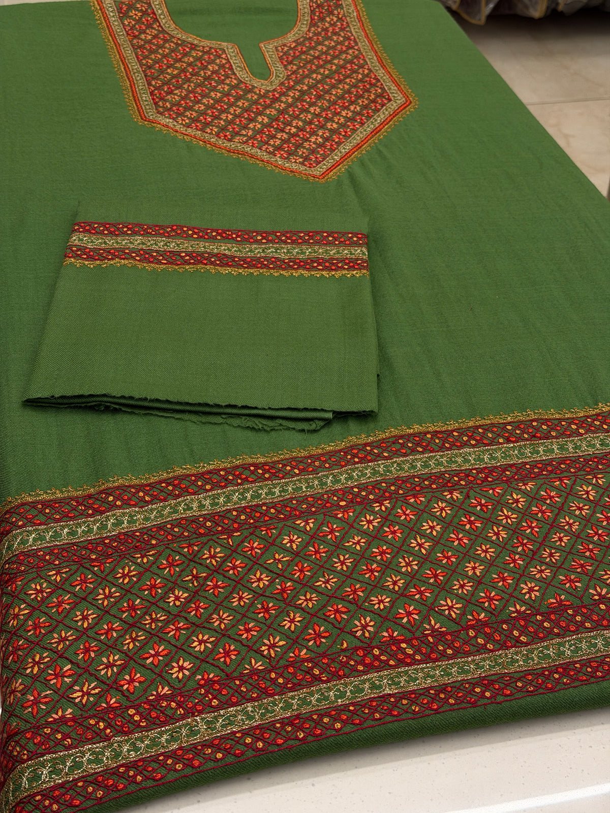 Pure Wool Tilla Sozni Unstitched