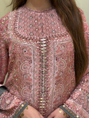 Noor-e-Gota Crepe Gharara Set