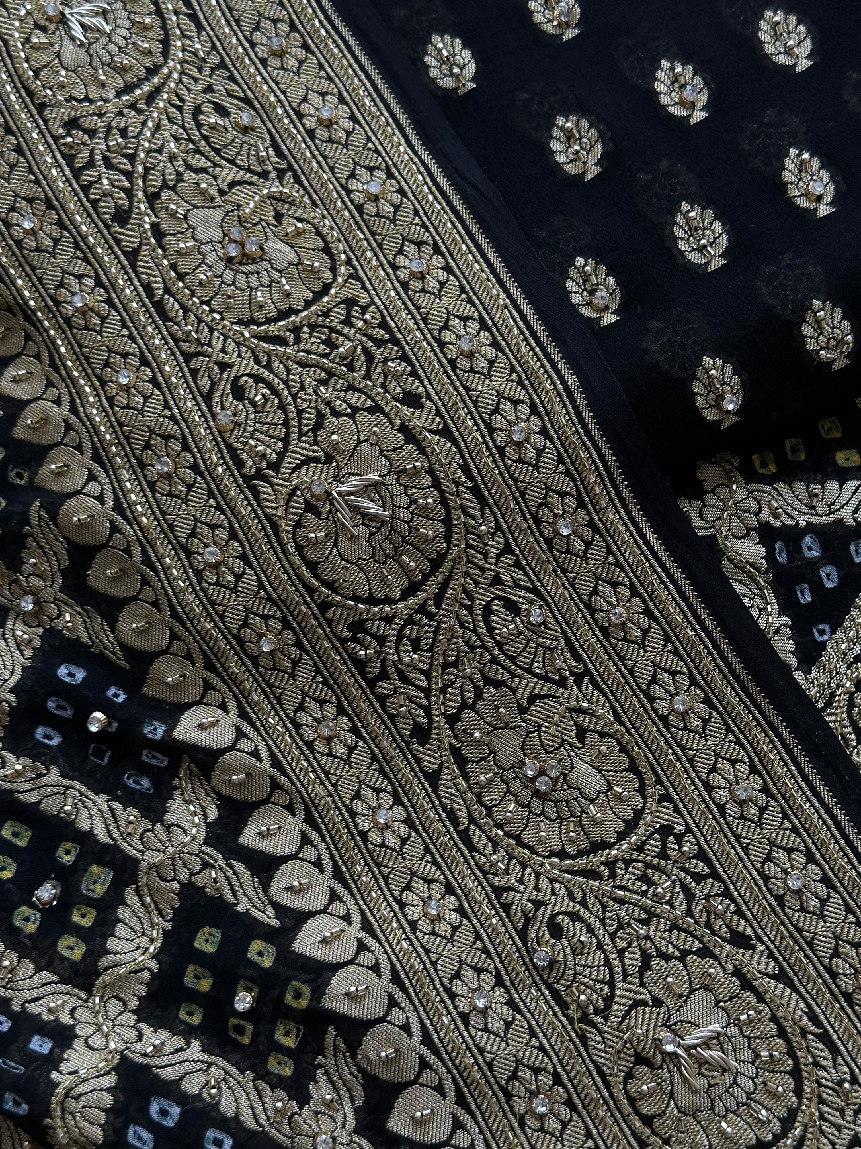 Handloom Zari Dabka Kadhana Suit Set