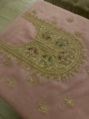 Zar-e-Noor Pure Organza Silk Ensemble