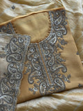 Zar Gul Mustard Tissue Ensemble