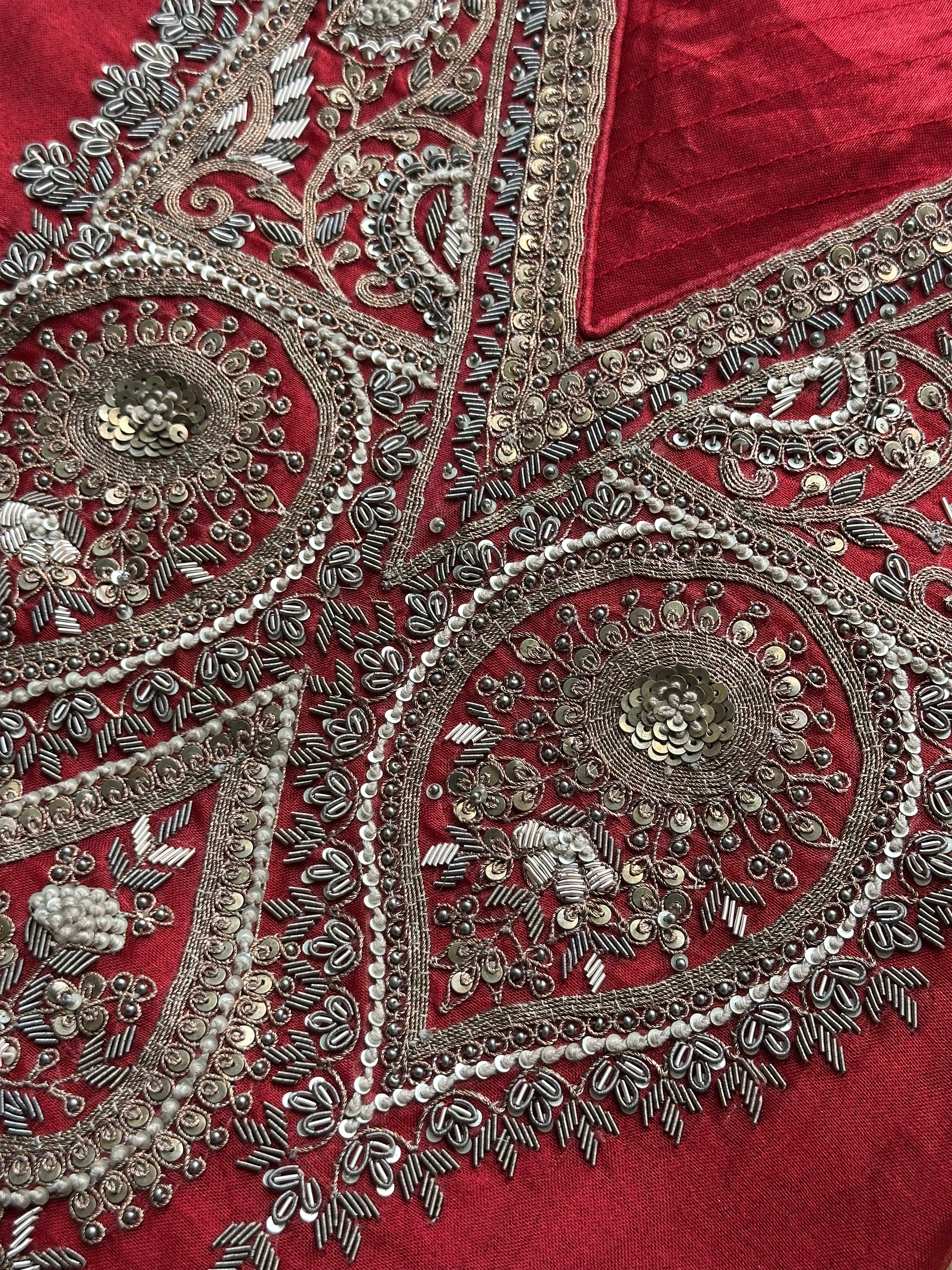 Rouge Noor – Pure Tissue Silk Luxury Ensemble