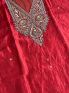 Rouge Noor – Pure Tissue Silk Luxury Ensemble