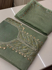 Pure Mull Gota Pitta Luxury Suit Set