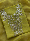 Noor-e-Mukaish Organza Silk Suit Set