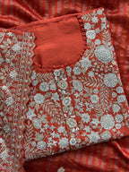 Noor Jahan Appliqué Zardozi Suit Set
