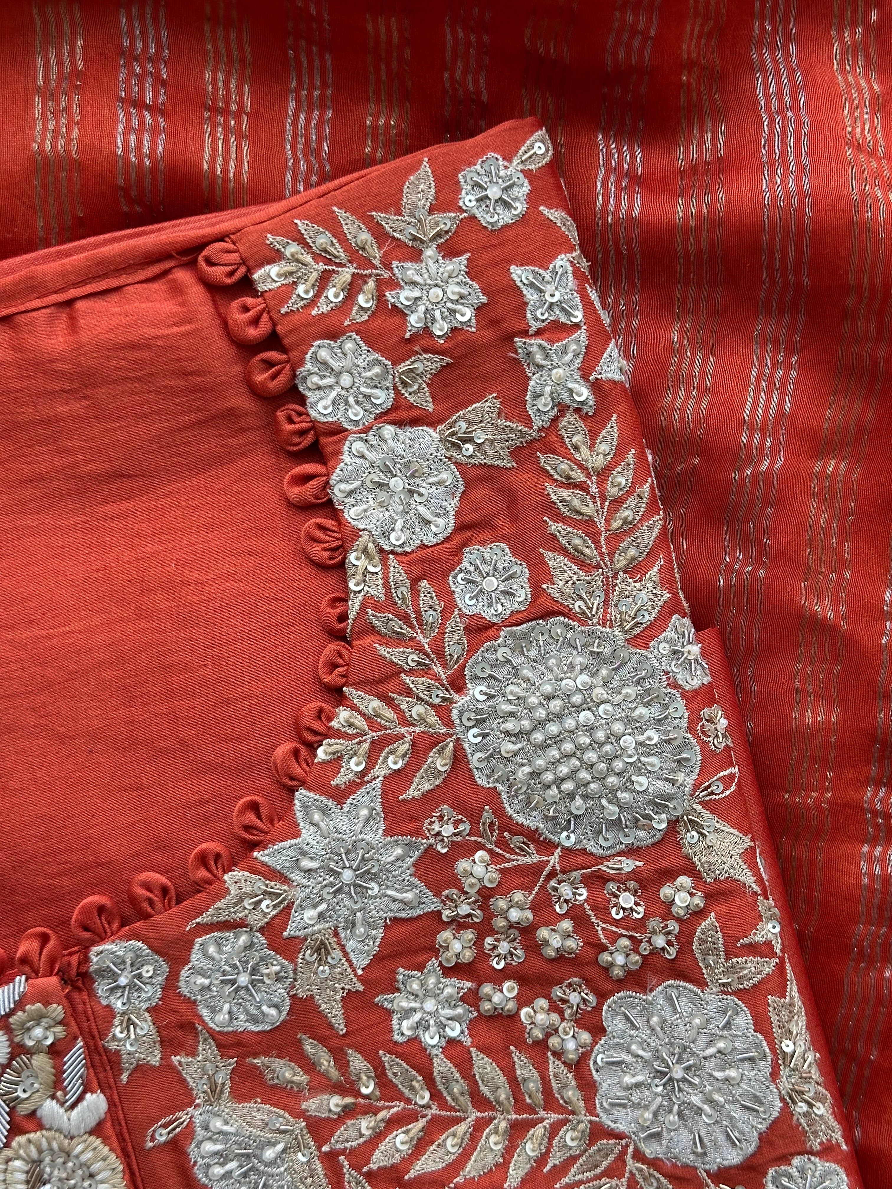 Noor Jahan Appliqué Zardozi Suit Set