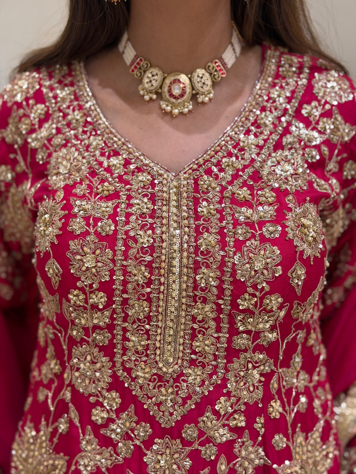 Rani Noor Luxury Silk Gharara Set